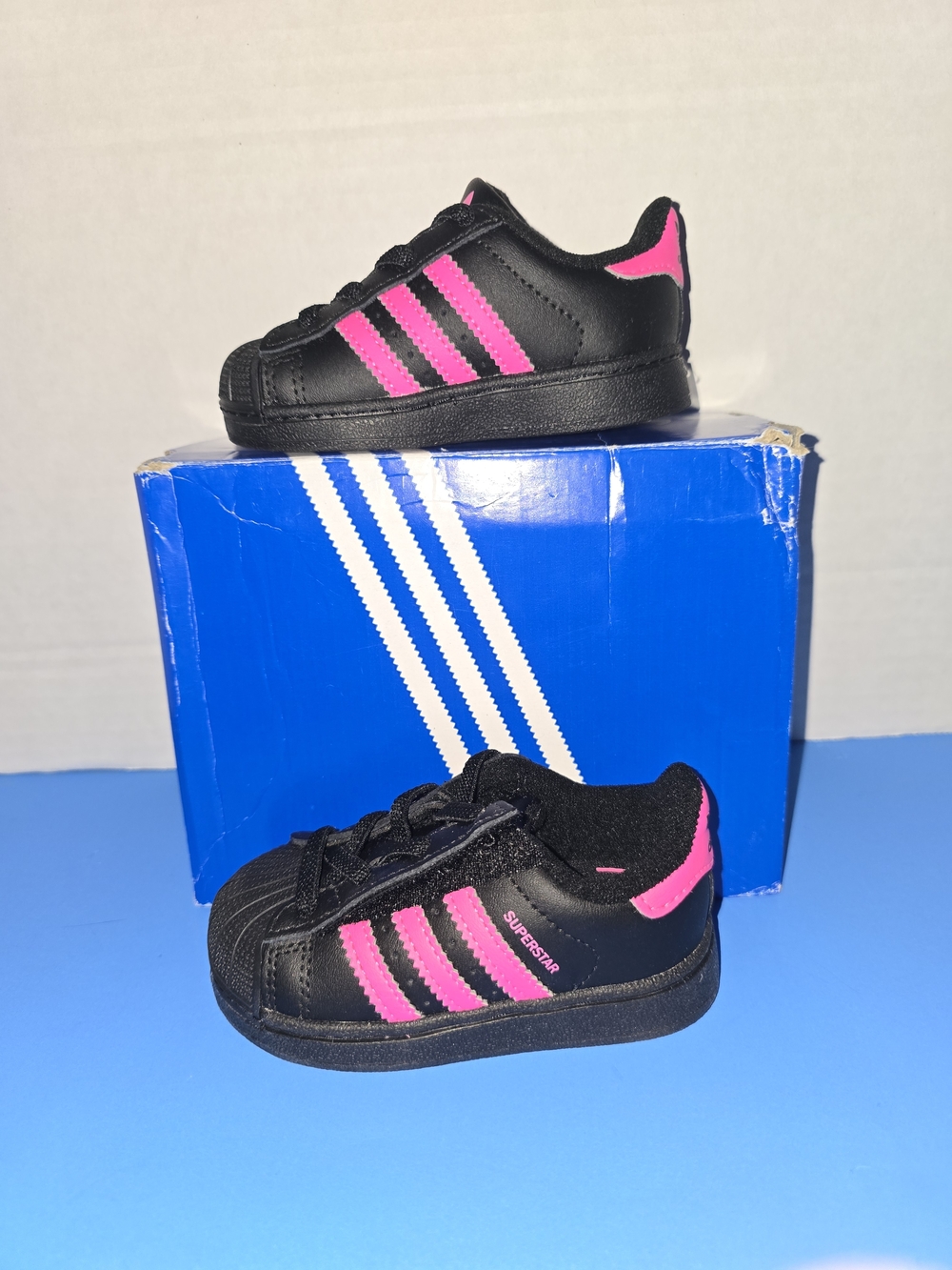 Adidas Superstar Toddler 5K 🖤💖 NEW!
